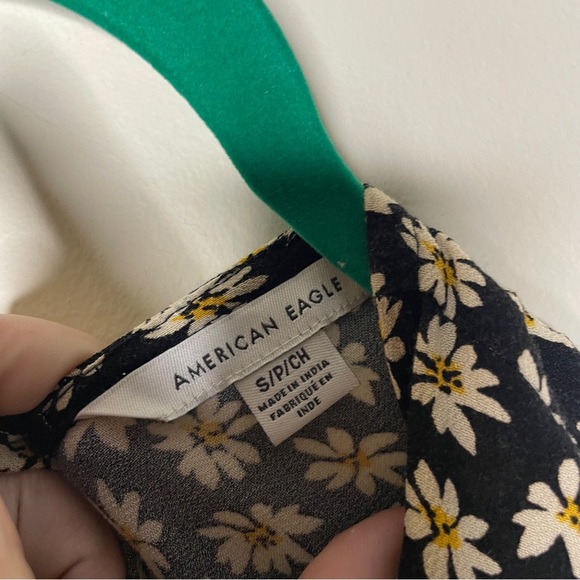American Eagle Petitie Floral Sundress with tie back Size Small - Picture 2 of 5
